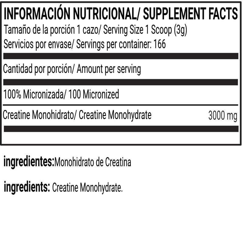 CREATINE MICRONIZED maxtop nutrition
