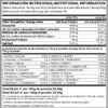 Información Nutricional Isolate 100 Zero Cookies & Cream