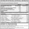 Información Nutricional Isolate 100 Zero Starwerry & Cream